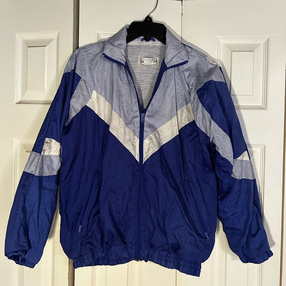 Cambridge & Adams Blue Windbreaker
